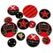 Big Dot of Happiness Red Carpet - Movie Night Party Giant Circle Confetti - Party Decorations - Large Confetti 27 Count